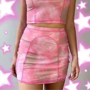 Urban Outfitters Women's Pink Skirt
